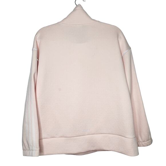 ADIDAS Intuitive Warmth Sweatshirt Funnel Neck Pullover Pink Tint White Size M - Picture 4 of 9